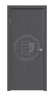 Межкомнатная дверь ALUM 10 (Бетон темный)